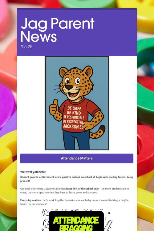 Jag Parent News