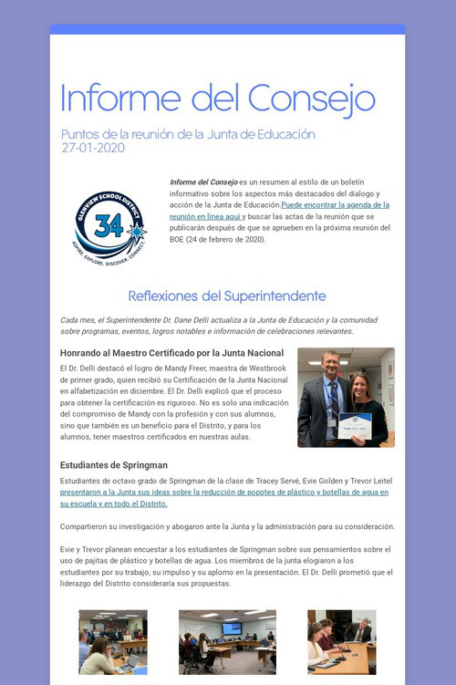 Informe del Consejo