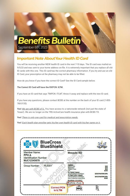 Benefits Bulletin