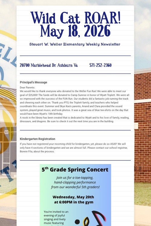Wild Cat ROAR! May 18, 2026
