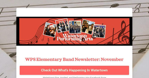 WPS Elementary Band Newsletter