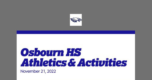 Osbourn HS Athletics & Activities