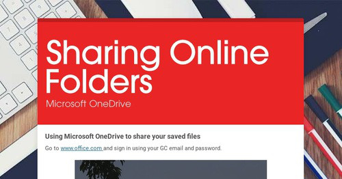 Sharing Online Folders