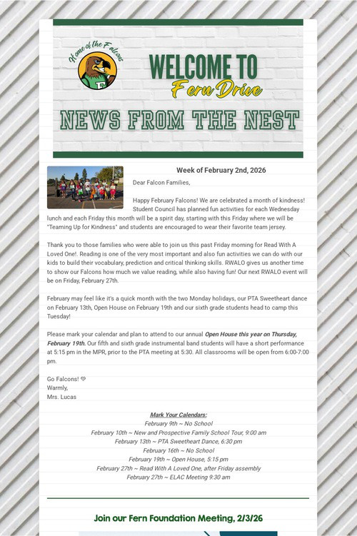 News From The Nest