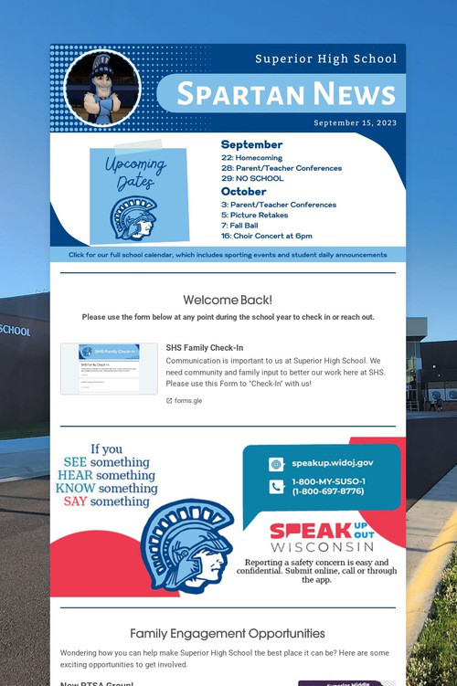 SHS Family News