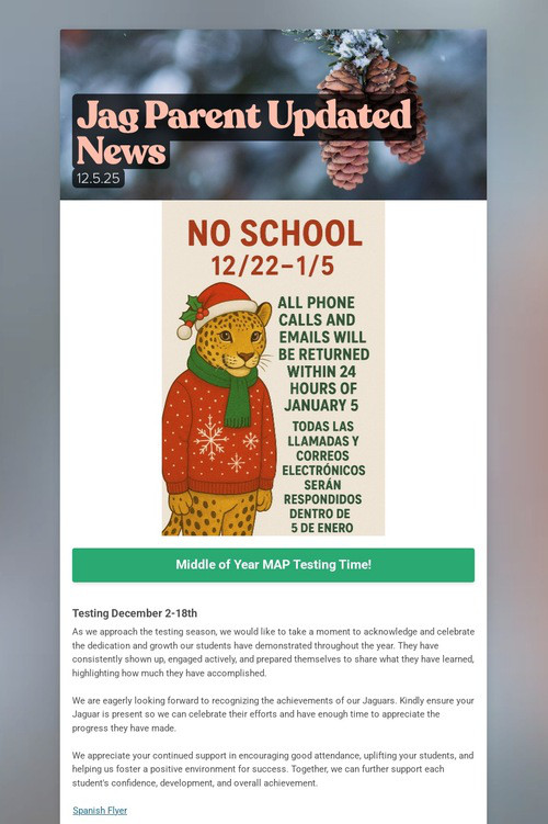 Jag Parent Updated News