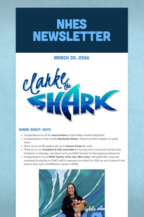 NHES Newsletter