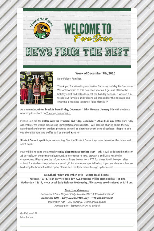 News From The Nest