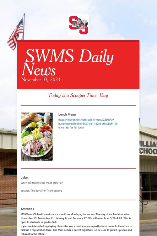 SWMS Daily News