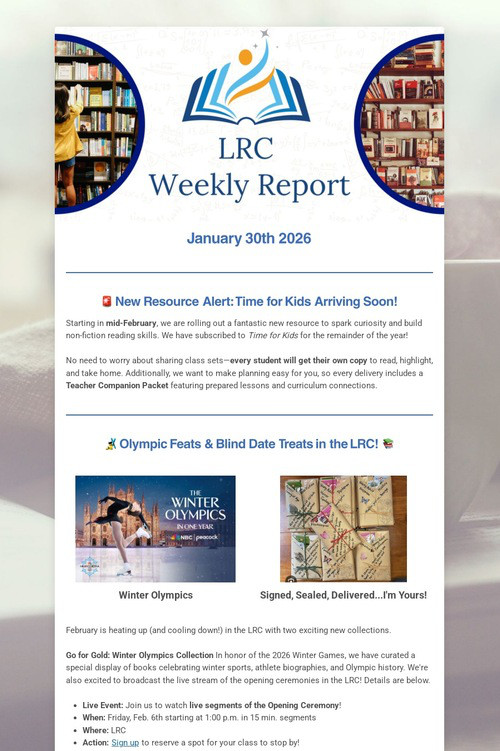 LRC Weekly Update