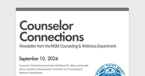 Counselor Connections