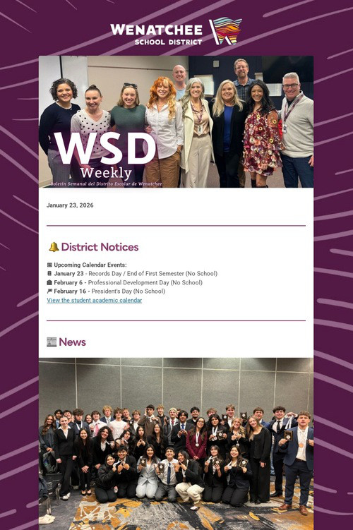 WSD Weekly