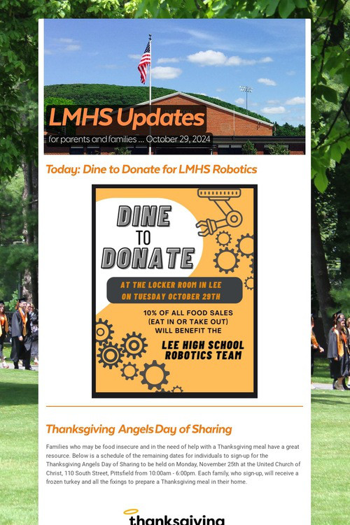 LMHS Updates