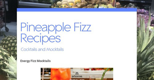 Pineapple Fizz Recipes