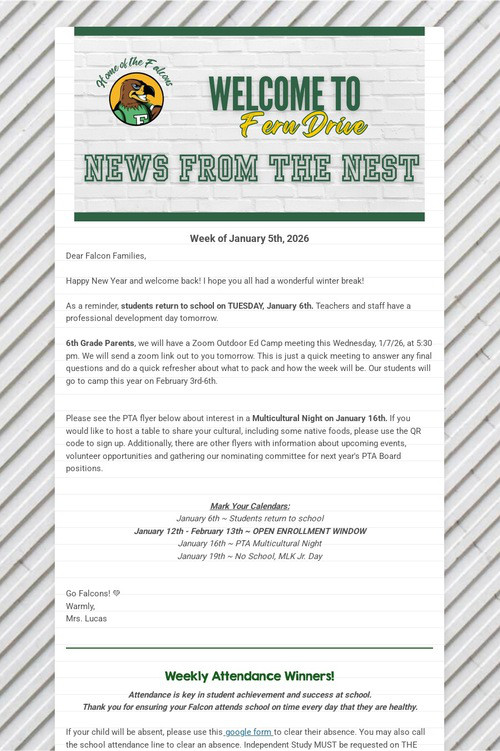 News From The Nest