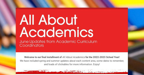 All About Academics