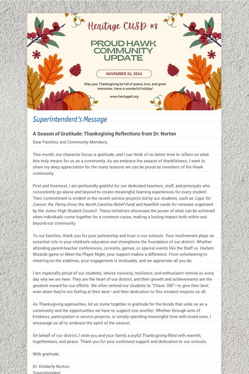Proud Hawk Community Update