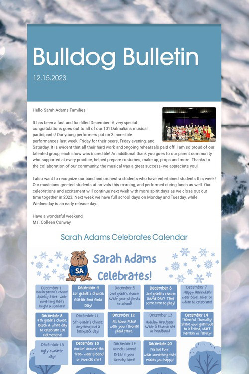 Bulldog Bulletin