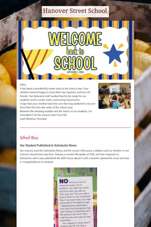 Back to School