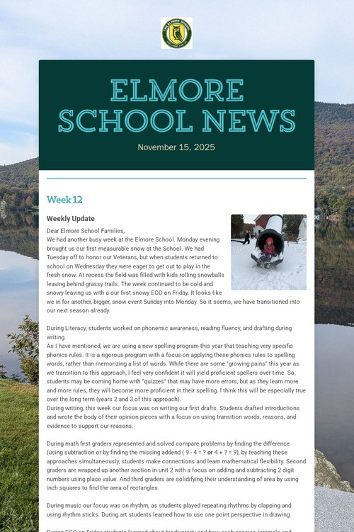 ELMORE School News