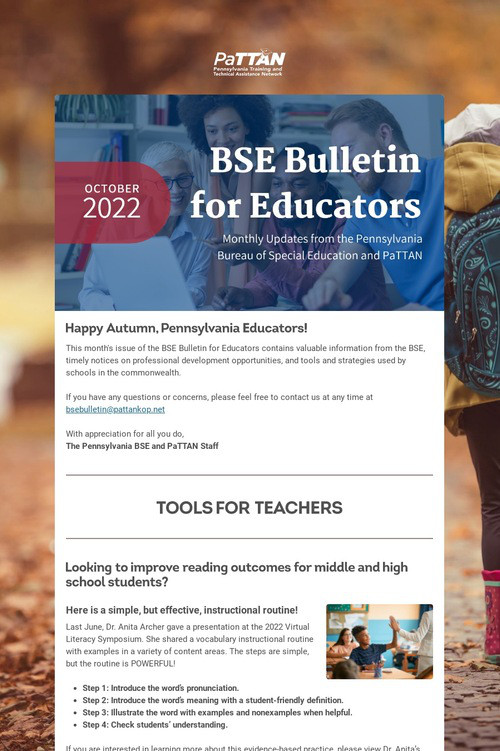 BSE Bulletin for Educators
