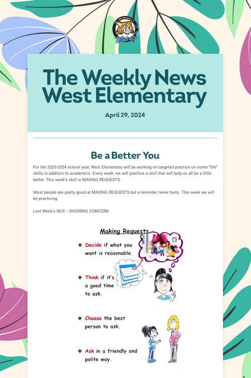 The Weekly News West Elementary