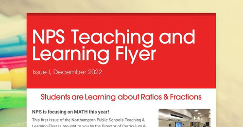 NPS Teaching and Learning Flyer