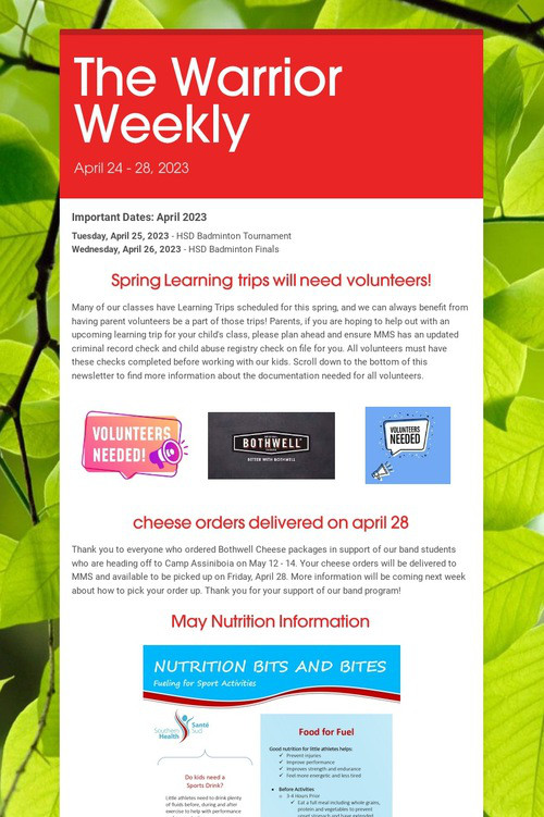 The Warrior Weekly