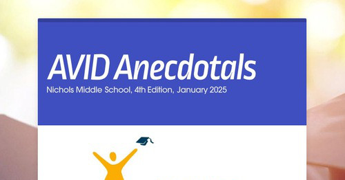 AVID Anecdotals