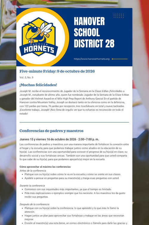 Five-minute Friday: 9 de octubre de 2026