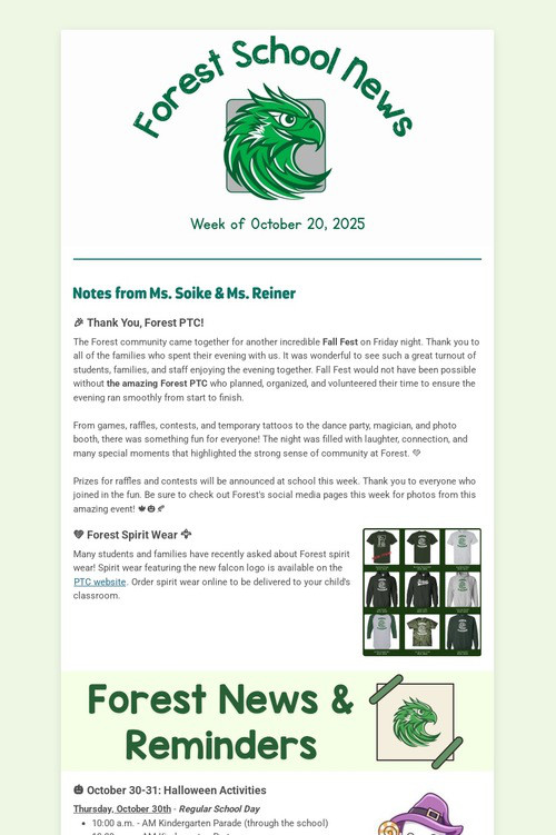Forest School News (10.19.25)