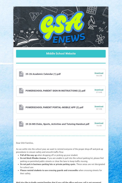 GSA Middle School