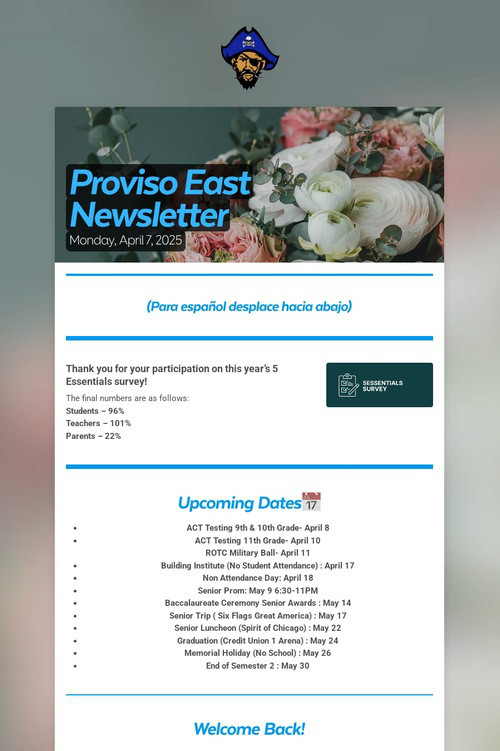 Proviso East Newsletter