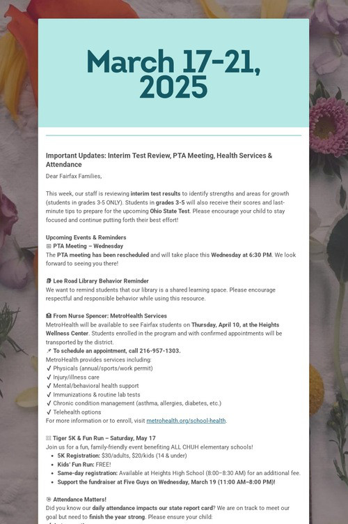 March 17-21, 2025