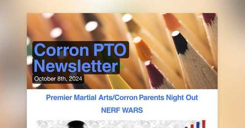 Corron PTO Newsletter