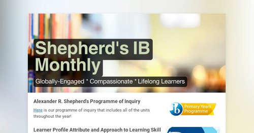 Shepherd's IB Monthly