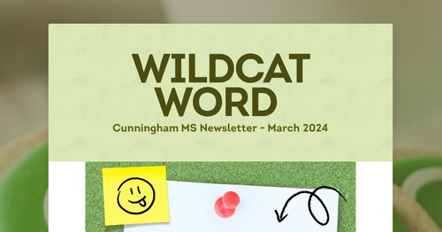 WILDCAT WORD | Smore Newsletters for Education