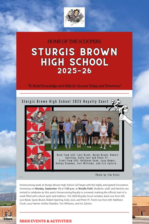 STURGIS BROWN HIGH SCHOOL