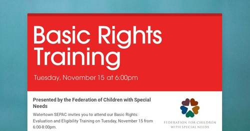 Basic Rights Training