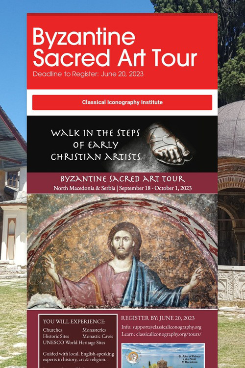 Byzantine Sacred Art Tour