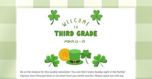 Third Grade Weekly Updates