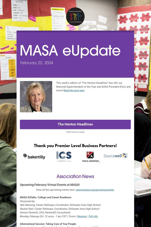 MASA eUpdate
