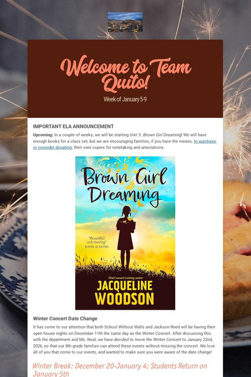 Welcome to Team Quito!