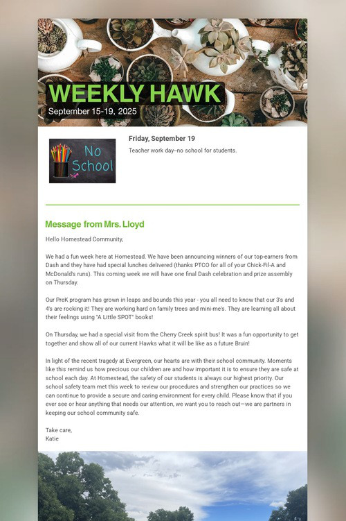 WEEKLY HAWK