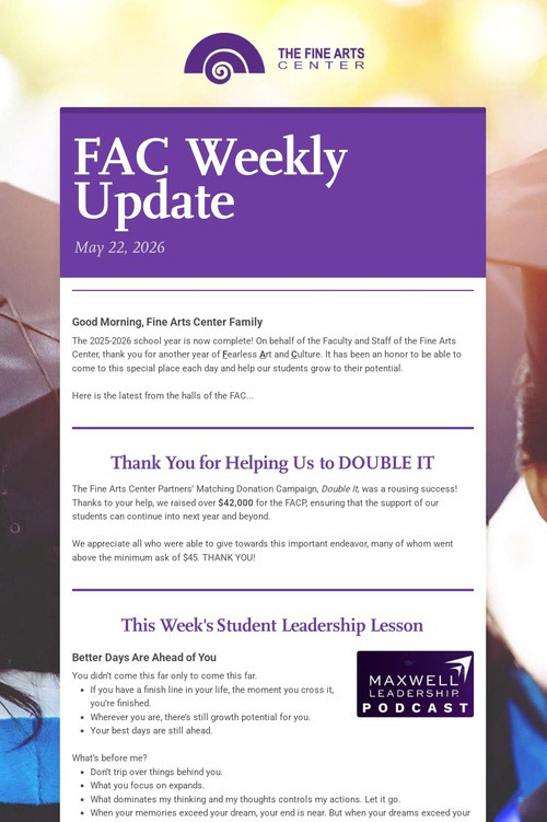 FAC Weekly Update