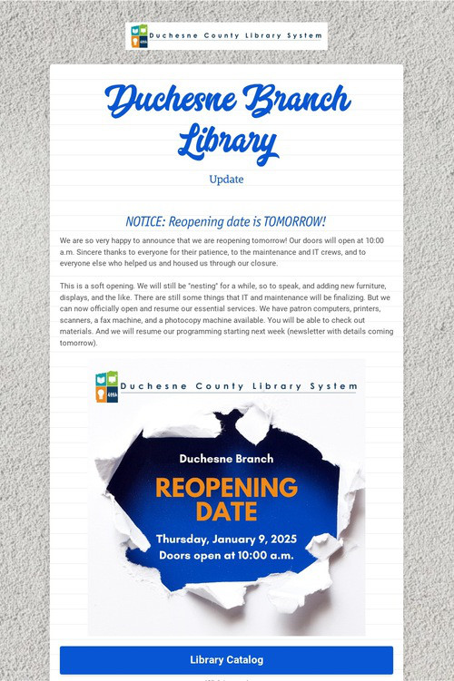 Duchesne Branch Library