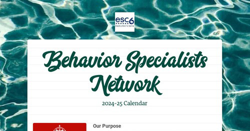 Behavior Specialists Network