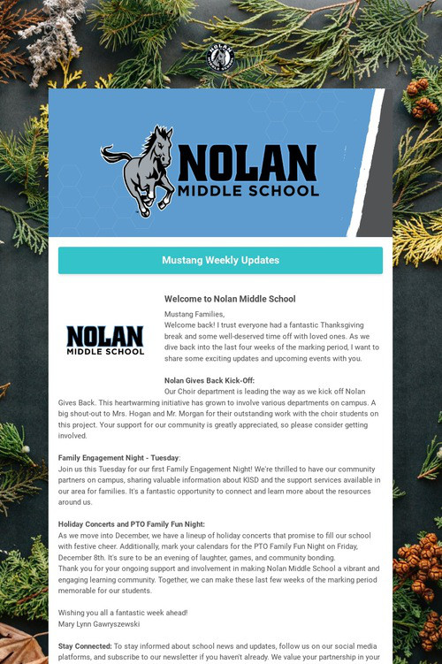 Weekly Update