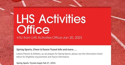 LHS Activities Office