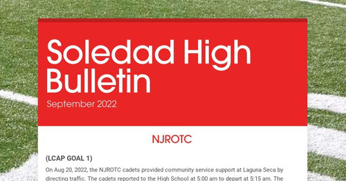 Soledad High Bulletin